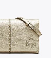 McGraw Metallic Wallet Crossbody