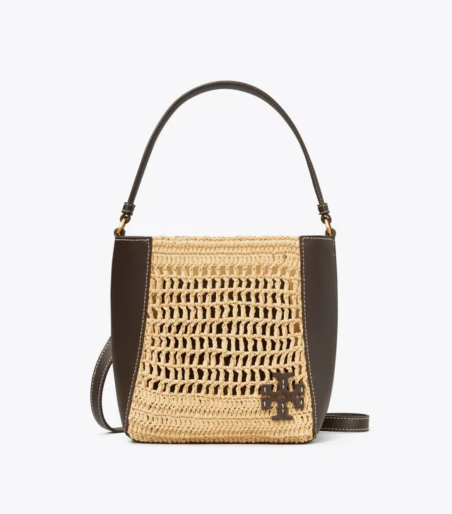 Small McGraw Raffia Bucket Bag