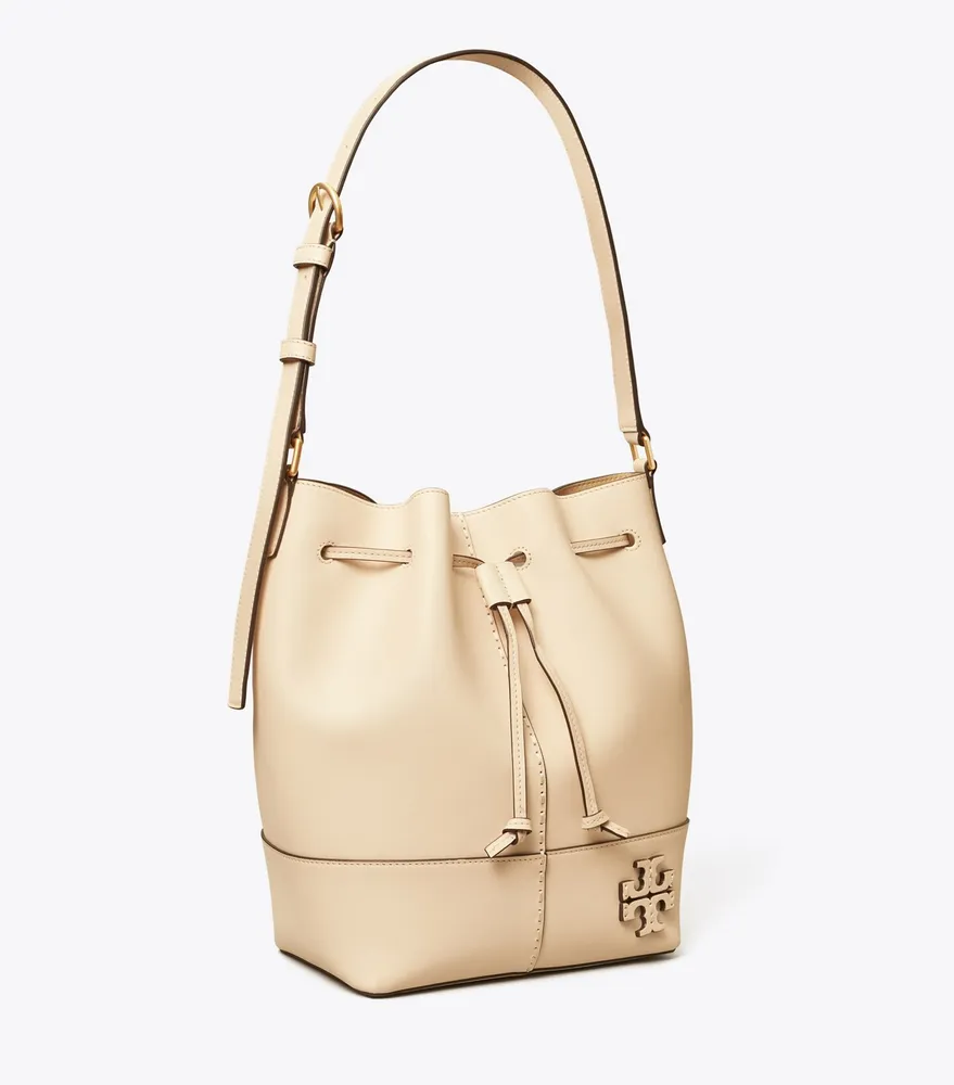 McGraw Smooth Drawstring Bucket Bag