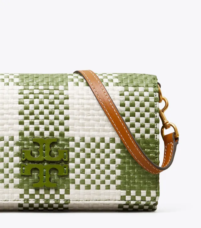 Tory Burch Mcgraw Plaid Camera Bag