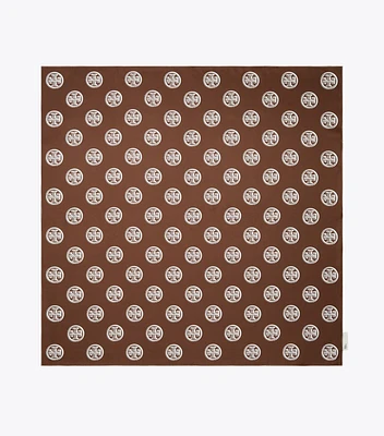 Medallion Logo Silk Square Scarf