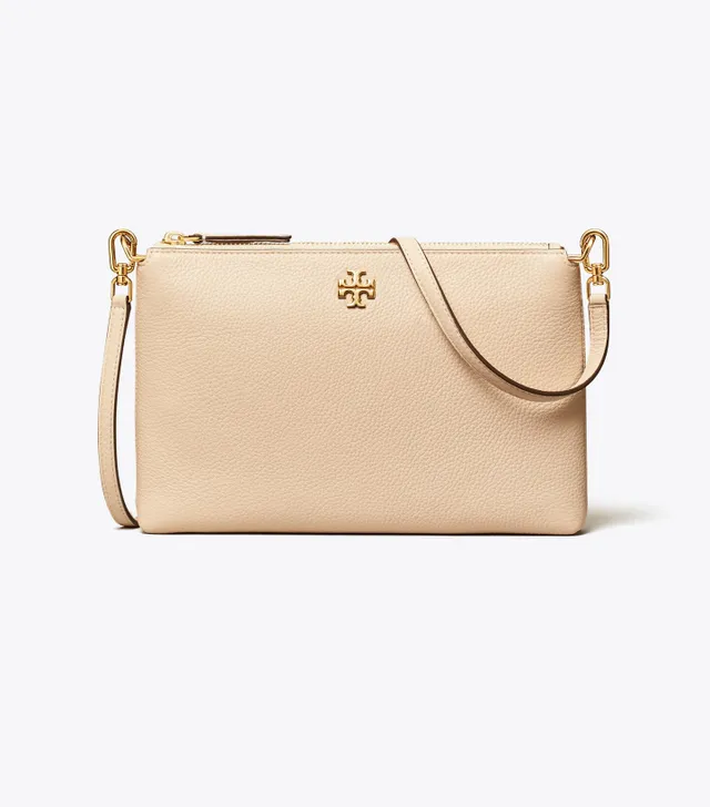 Tory Burch Mercer Pebbled Zip Crossbody Bag