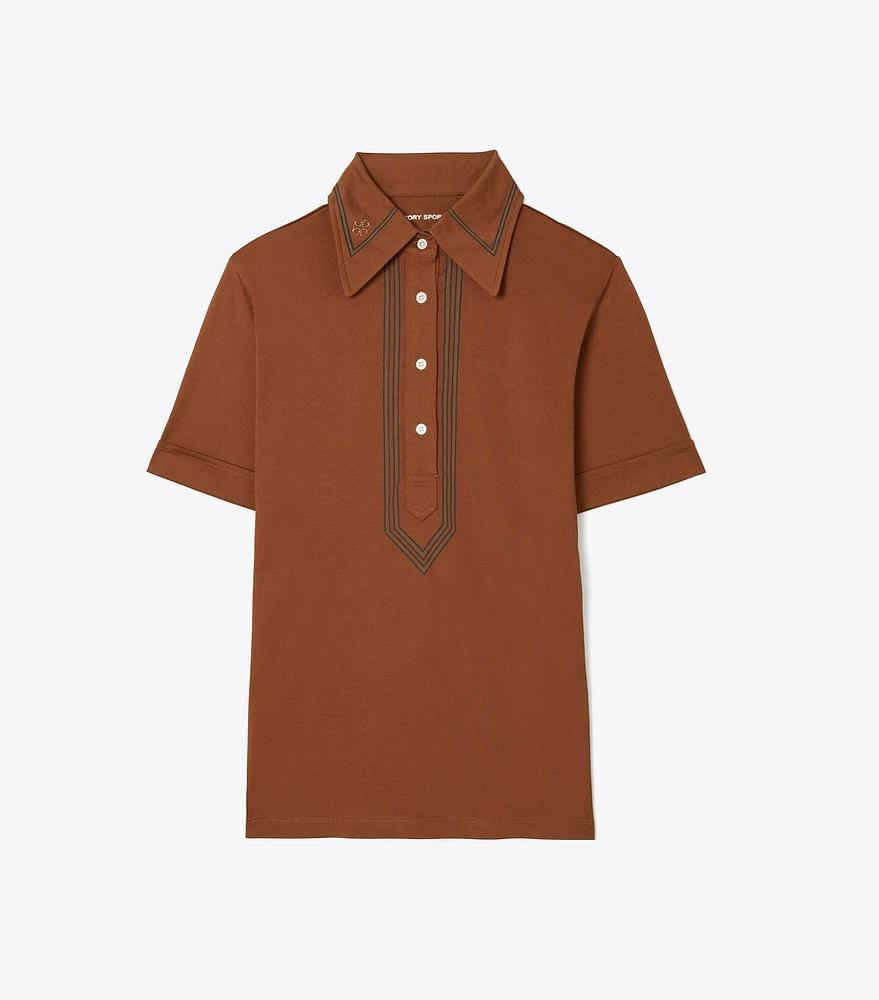 Mercerized Cotton Retro Polo