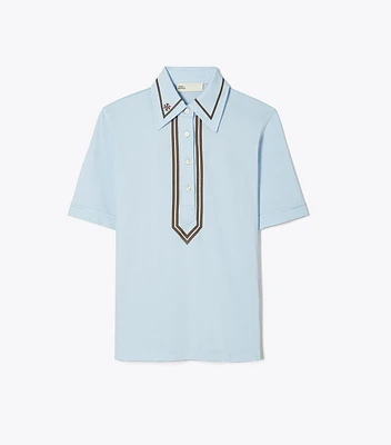 Mercerized Cotton Retro Polo