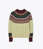 Merino Fair Isle Crewneck Sweater