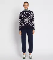 Merino Monogram Crewneck Sweater