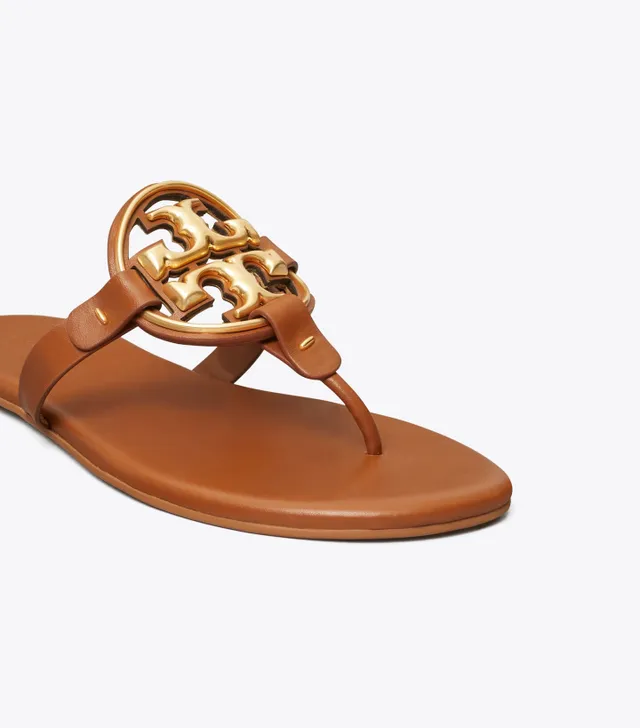 Miller Soft Metal Logo Sandal: Women's Shoes, Sandals