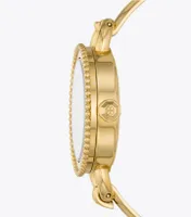 Miller Bangle Watch, Gold-Tone Stainless Steel