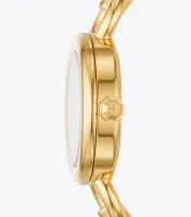 Miller Bangle Watch Gift Set, Gold-Tone Stainless Steel/Multi-Color, 28 MM 