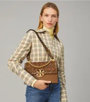 Miller Basket-Weave Shoulder Bag