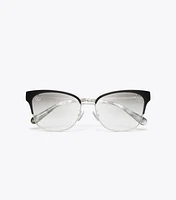 Miller Metal Clubmaster Eyeglasses