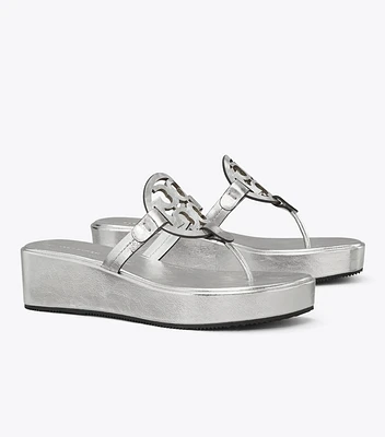 Miller Metallic Wedge Sandal