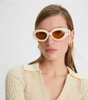 Miller Oversized Cat-Eye Sunglasses