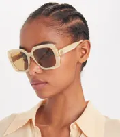 Miller Oversized Square Sunglasses