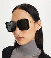 Miller Oversized Square Sunglasses