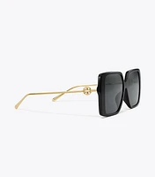 Miller Oversized Square Sunglasses