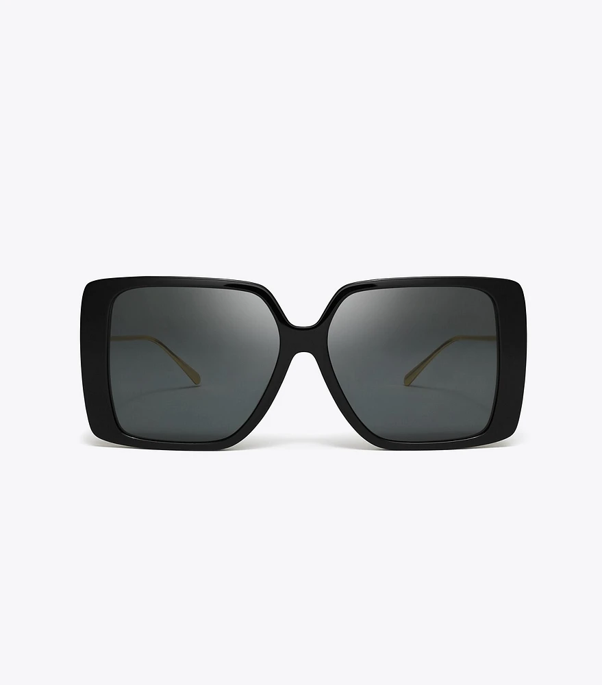 Miller Oversized Square Sunglasses