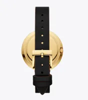 Miller Watch, Black Leather/Gold-Tone, 36 MM