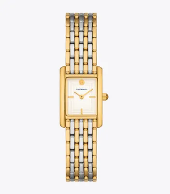 Mini Eleanor Watch, Two-Tone Gold/Stainless Steel