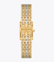 Mini Eleanor Watch, Two-Tone Gold/Stainless Steel