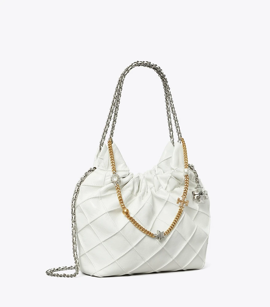 Mini Fleming Soft Distressed Drawstring Bag