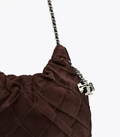 Mini Fleming Soft Suede Hobo Bag