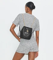 Mini Kira Diamond Quilt Backpack