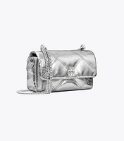 Mini Kira Diamond Quilt Metallic Flap Bag