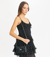 Mini Kira Diamond Quilt Top-Handle Crossbody