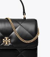 Mini Kira Diamond Quilt Top-Handle Crossbody