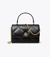 Mini Kira Diamond Quilt Top-Handle Crossbody