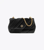 Mini Kira Draped Velvet Flap Bag