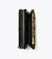 Mini Kira Tweed Top Handle Chain Wallet