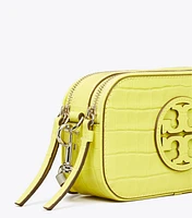 Mini Miller Croc-Embossed Crossbody Bag