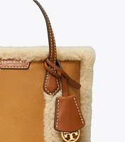 Mini Perry Shearling Tote