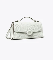 Mini Robinson Floral Embossed Top-Handle Bag