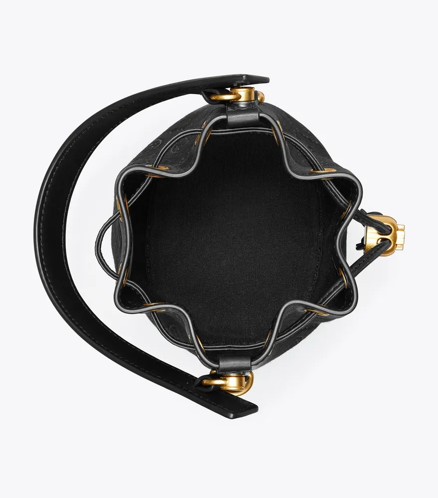 Mini T Monogram Bucket Bag