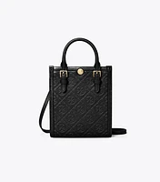 Mini T Monogram Leather Tote