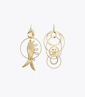 Mismatched Fish Earring