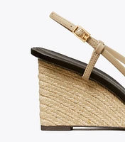 Multi-Strap Espadrille Wedge Sandal