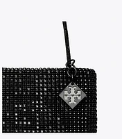 Night Owl Crystal-Embellished Mini Tote