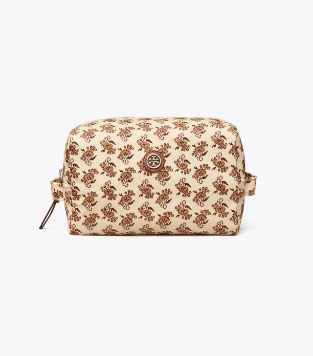 Tory Burch Printed Nylon Cosmetic Case (Multistripe)