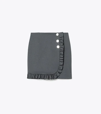 Nylon Ruffle Skirt