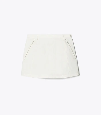 Nylon Twill Skirt
