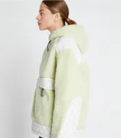 Oversized Fleece Hooded Pullover