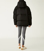 Oversized Hooded Down Jacket