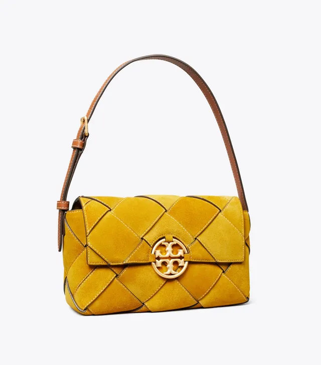 Tory Burch Kira Deconstructed Leather Hobo Bag