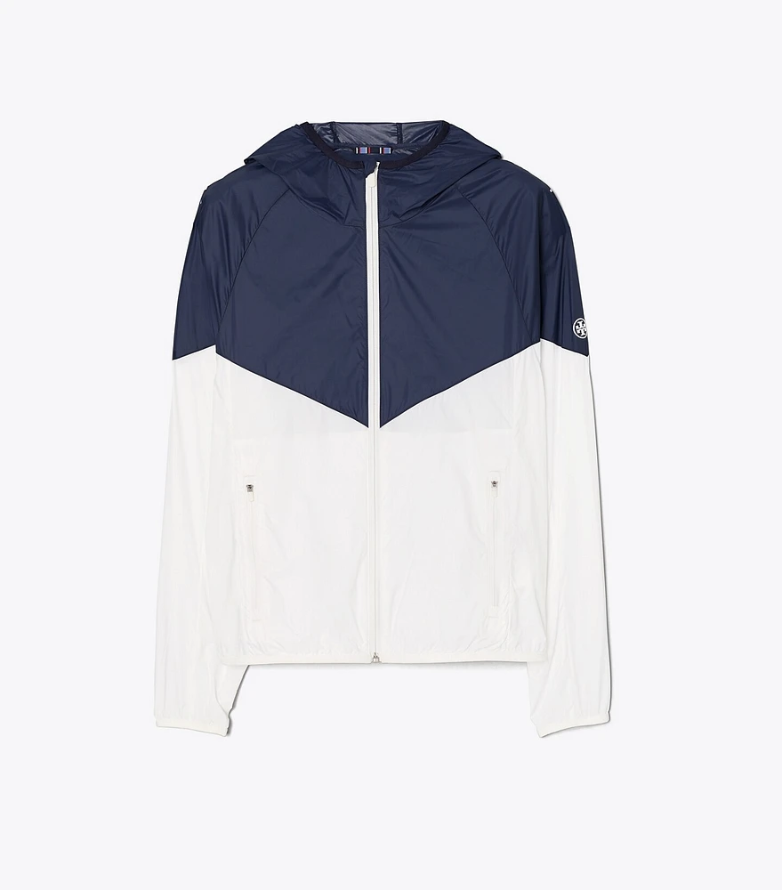 Packable Nylon Chevron Anorak