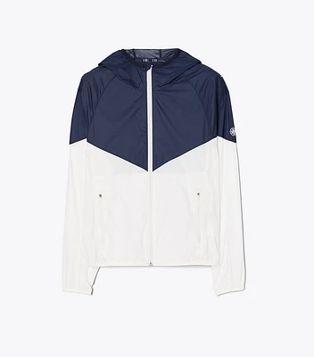 Packable Nylon Chevron Anorak