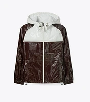 Patent Coated Cotton Anorak